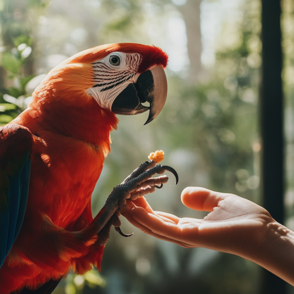 Cómo evitar que un loro muerda