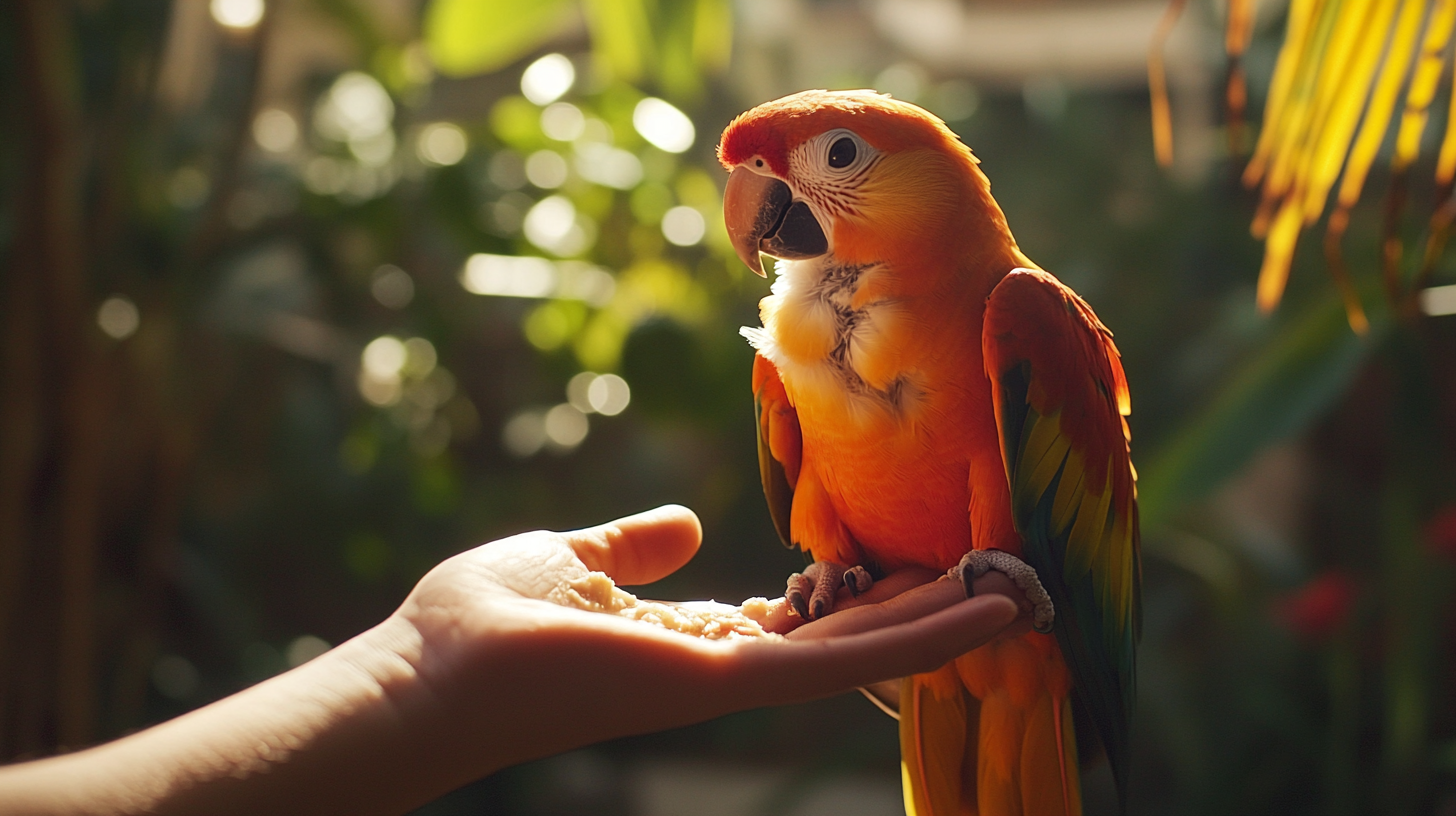 Cómo evitar que un loro se arranque las plumas