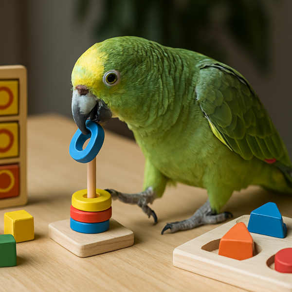 Cómo estimular la inteligencia de un loro