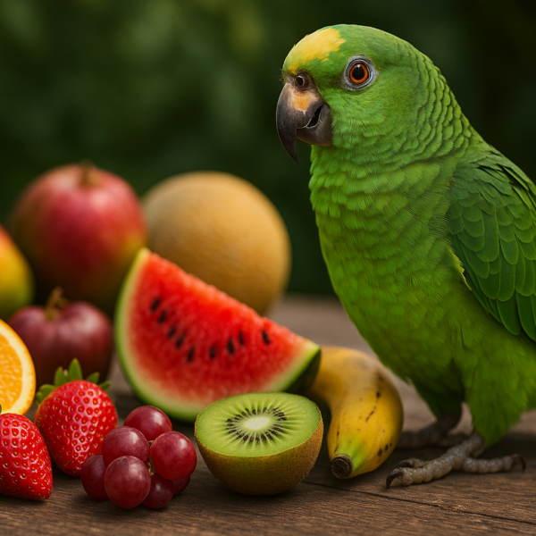 Frutas para loros