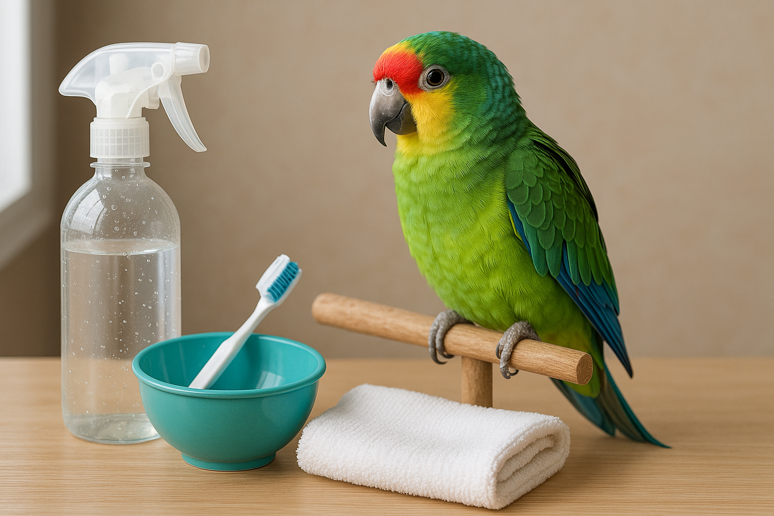 Higiene de los loros