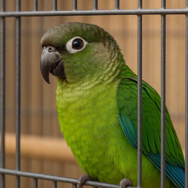 Material de jaula para loros