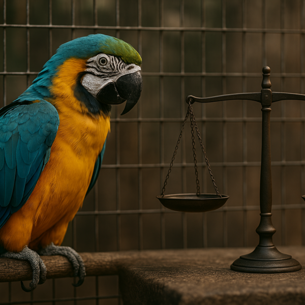 ética loros como mascotas