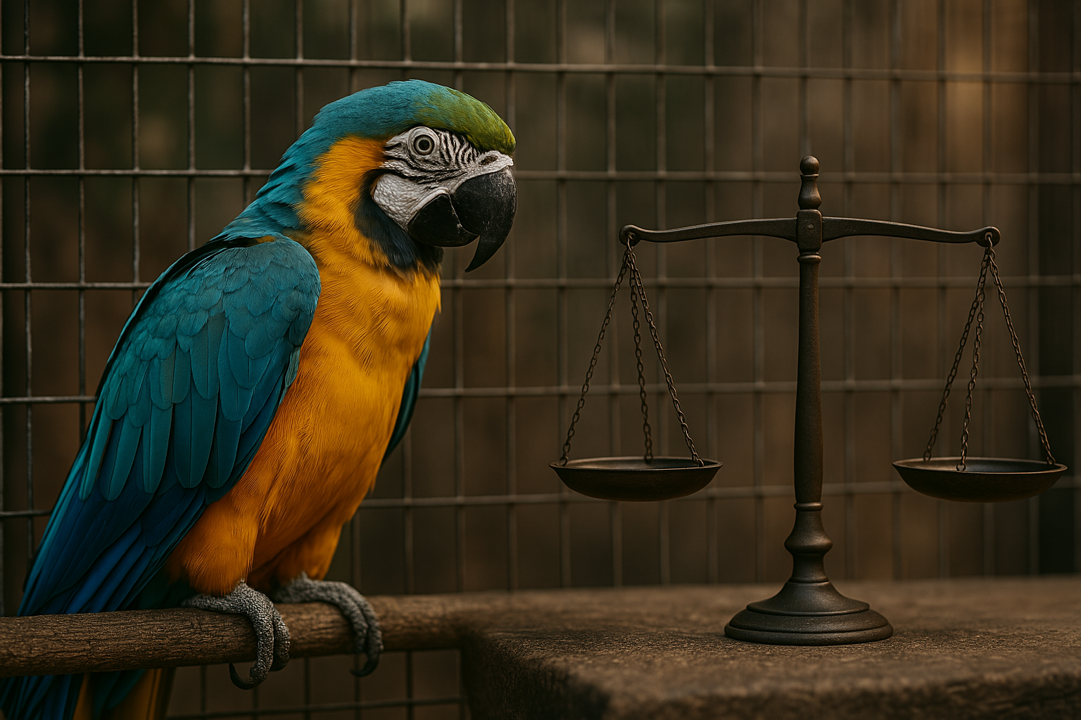 ética loros como mascotas