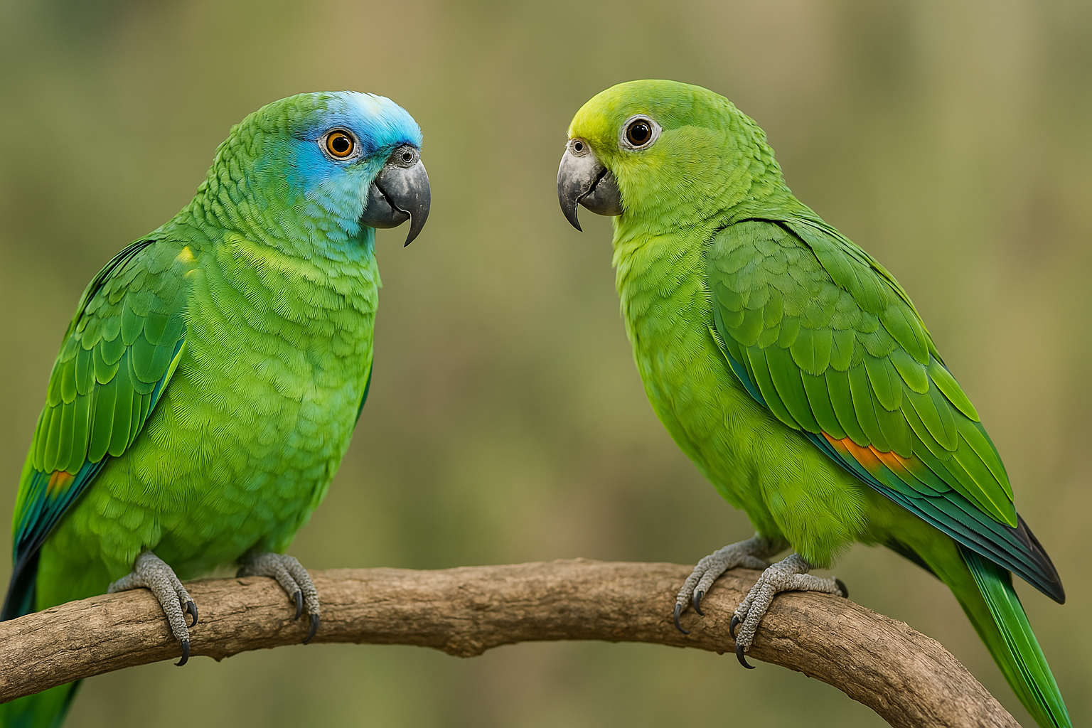 loro cariazul vs alinaranja