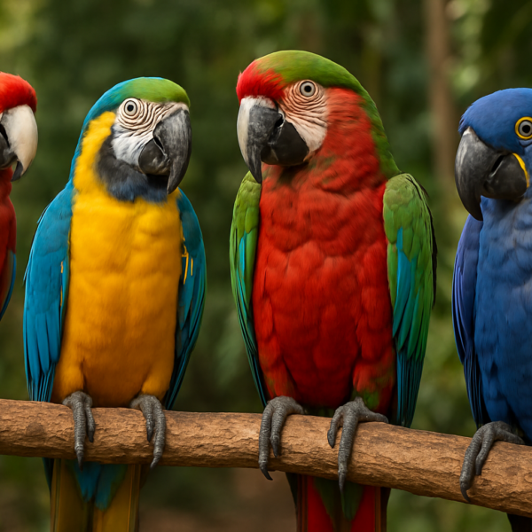 tipos de guacamayas