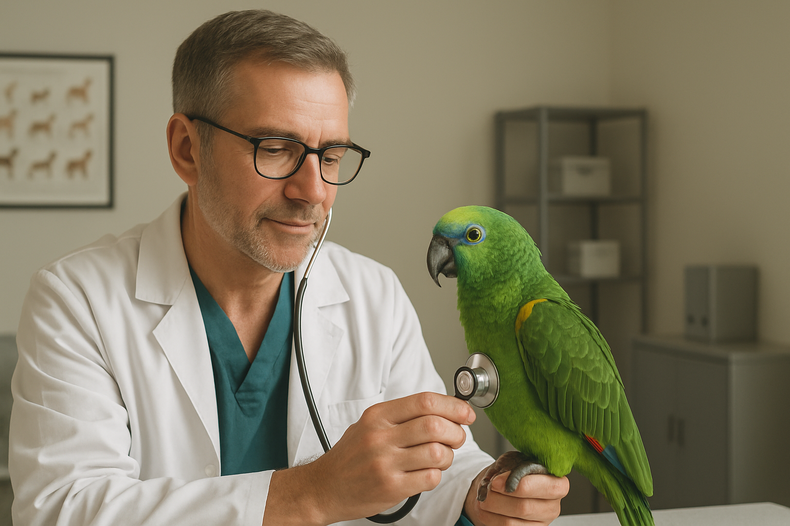 veterinario especializado en loros