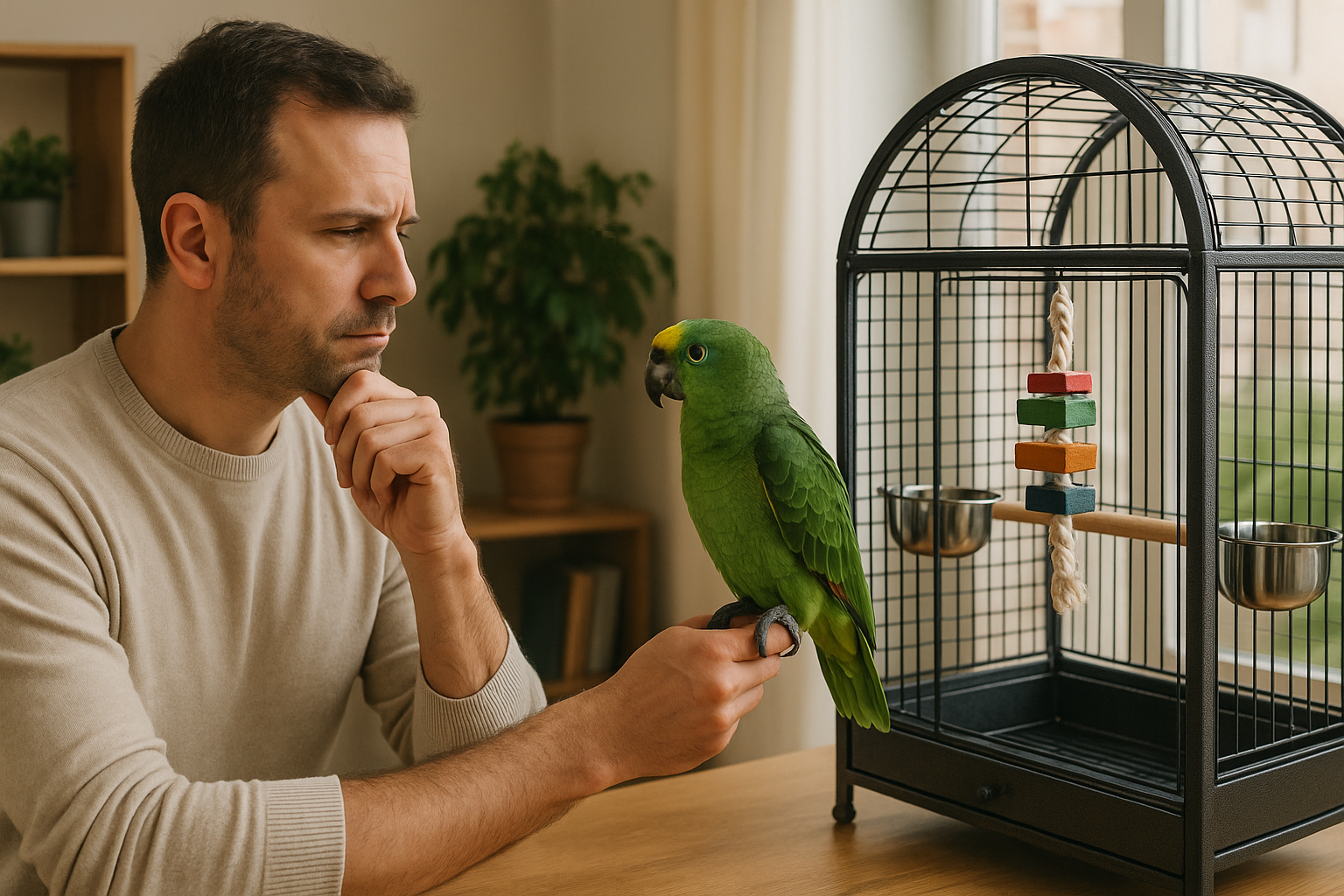 elegir jaula para loro