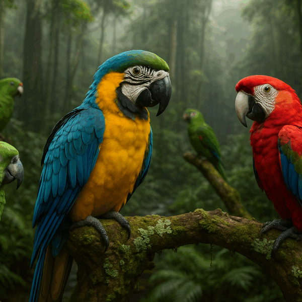 loros y conservación medio ambiente